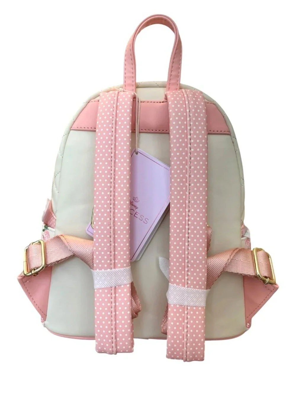 Loungefly Beauty and The Beast Quilted Belle Mini Backpack Embroidered NWT
